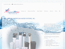 Tablet Screenshot of ameriflowwater.com